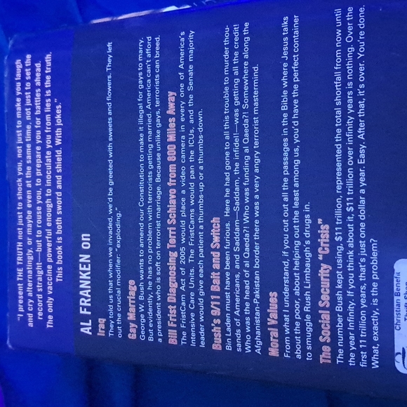 Al Franken novel The Truth with jokes - Picture 2 of 5